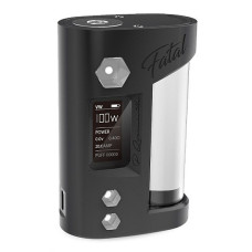 QP Design -Fatal Mod Akkuträger, 100W, schwarz-transparent QP Design -Fatal Mod Akkuträger, 100W, schwarz-transparent